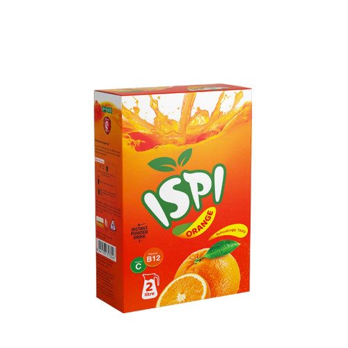 6999bab22fcc5.jpg ISPI Orange Instant Powder Drink 250gm - Image 1