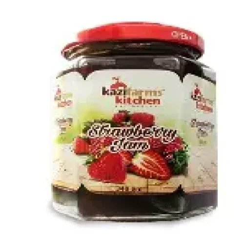 69d1f3173f816.webp Kazifarms Kitchen Strawberry Jam 500ml - Image 1