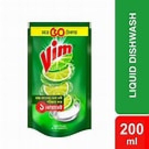 6a3bd47eea219.jpg Vim Liquid Dishwash 200 ml - Image 1
